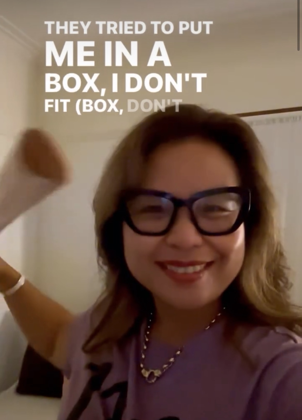 They tried to put me in a box. I don't fit.